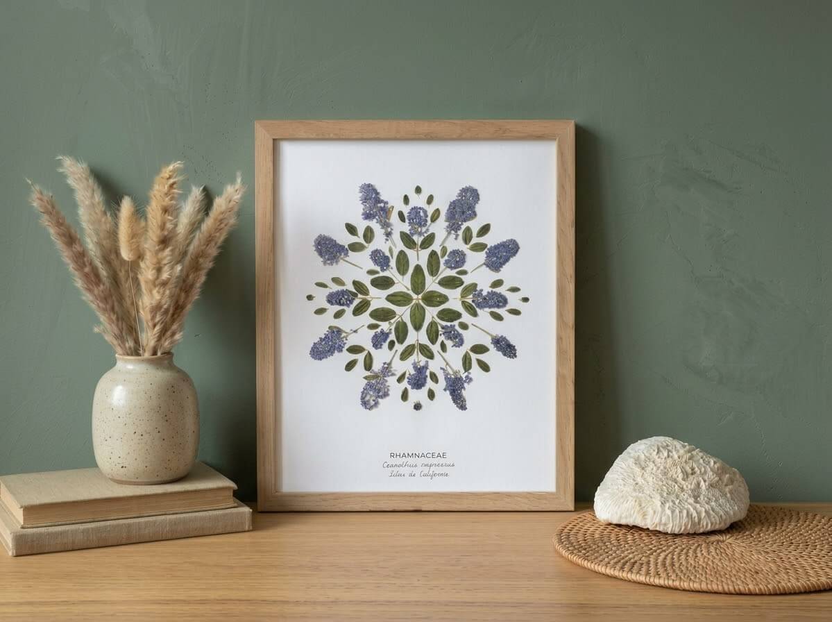 Affiche Lilas de Californie – 24×30 cm