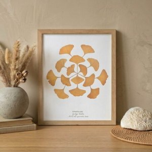 Affiche Ginkgo biloba - 24x30 cm
